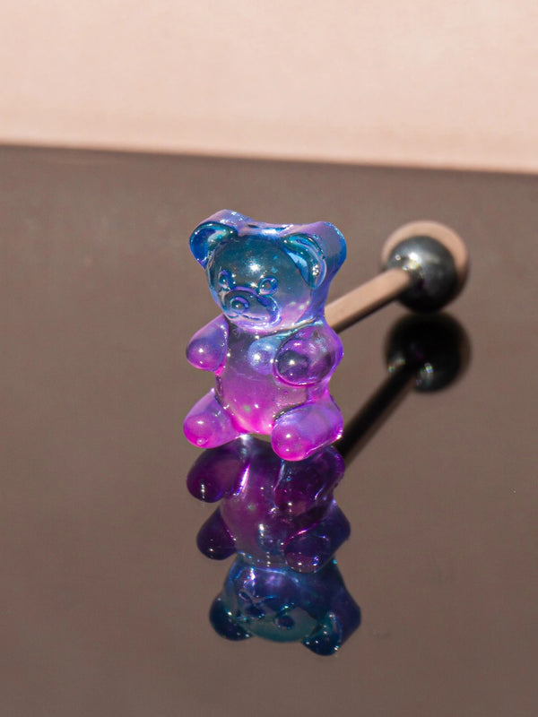 Piercing Kolczyk do Języka Żelkowy Miś