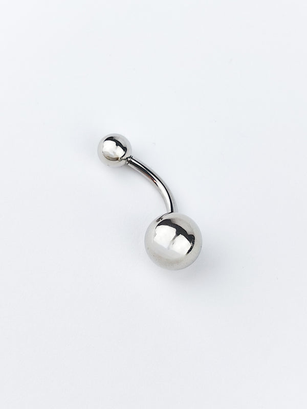 Bauchnabelpiercing Basic Silber