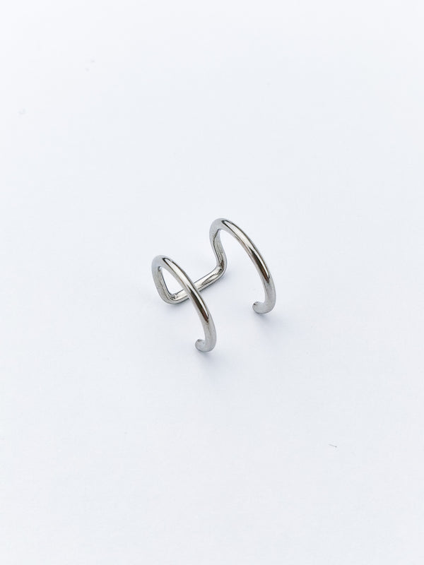 Fake Piercing Kolczyk do Wargi DOUBLE
