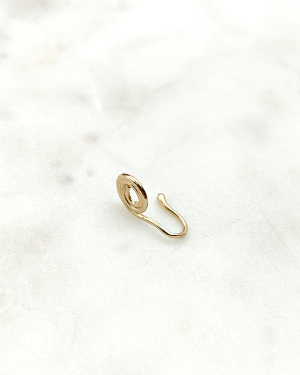 Fake Nostril Piercing Nasenring Spirale