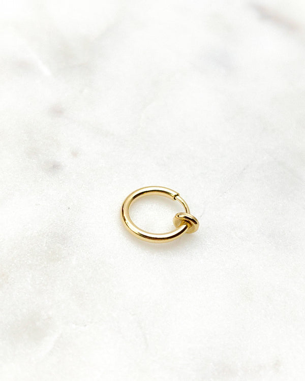 Fake Piercing Ohr-/Lippen-/Nasenpiercing, multifunktionaler Ring, leuchtet im Dunkeln