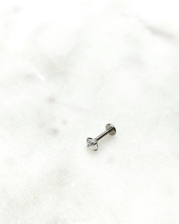 BUTTERFLY Piercing Ohrring mit Kette Gold