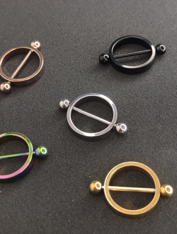 1 Stk. Brustwarzenpiercing-Ring (1 Stk.)