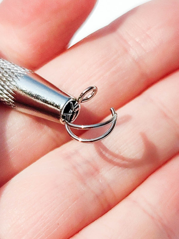 Fake Piercing Nasenloch Doppelring