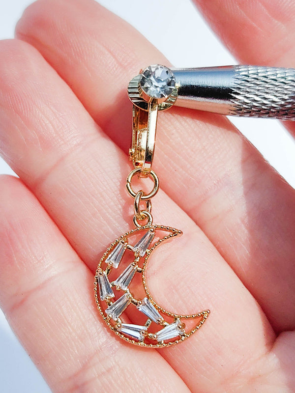 Fake Piercing Bauchnabelpiercing Mond