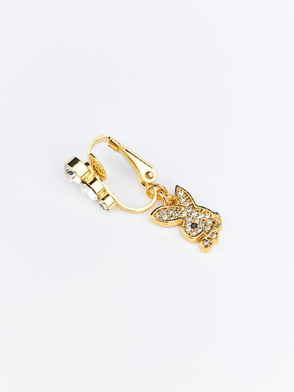Fake Piercing Bauchnabelpiercing Playboy Bunny Gold