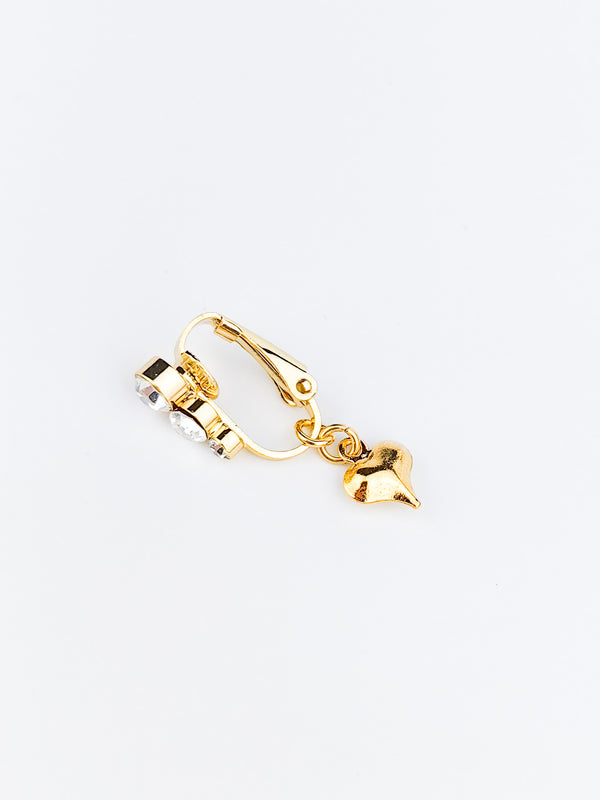 Fake Piercing Bauchnabelpiercing Herz Ballon Gold