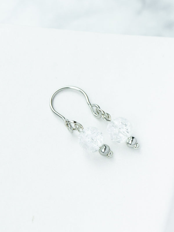 1 Stk. Fake Nippelpiercing mit Glasperlen (1 Stk.)