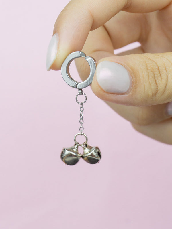 Fake Intimate Piercing with Bells on a Chain